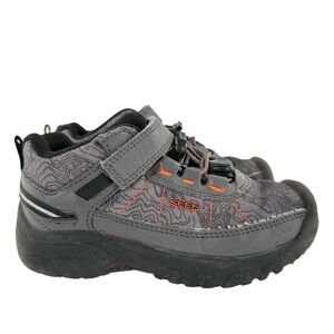 Keen boys boots size 10 outdoor reflective gray walking hiking gorpcore